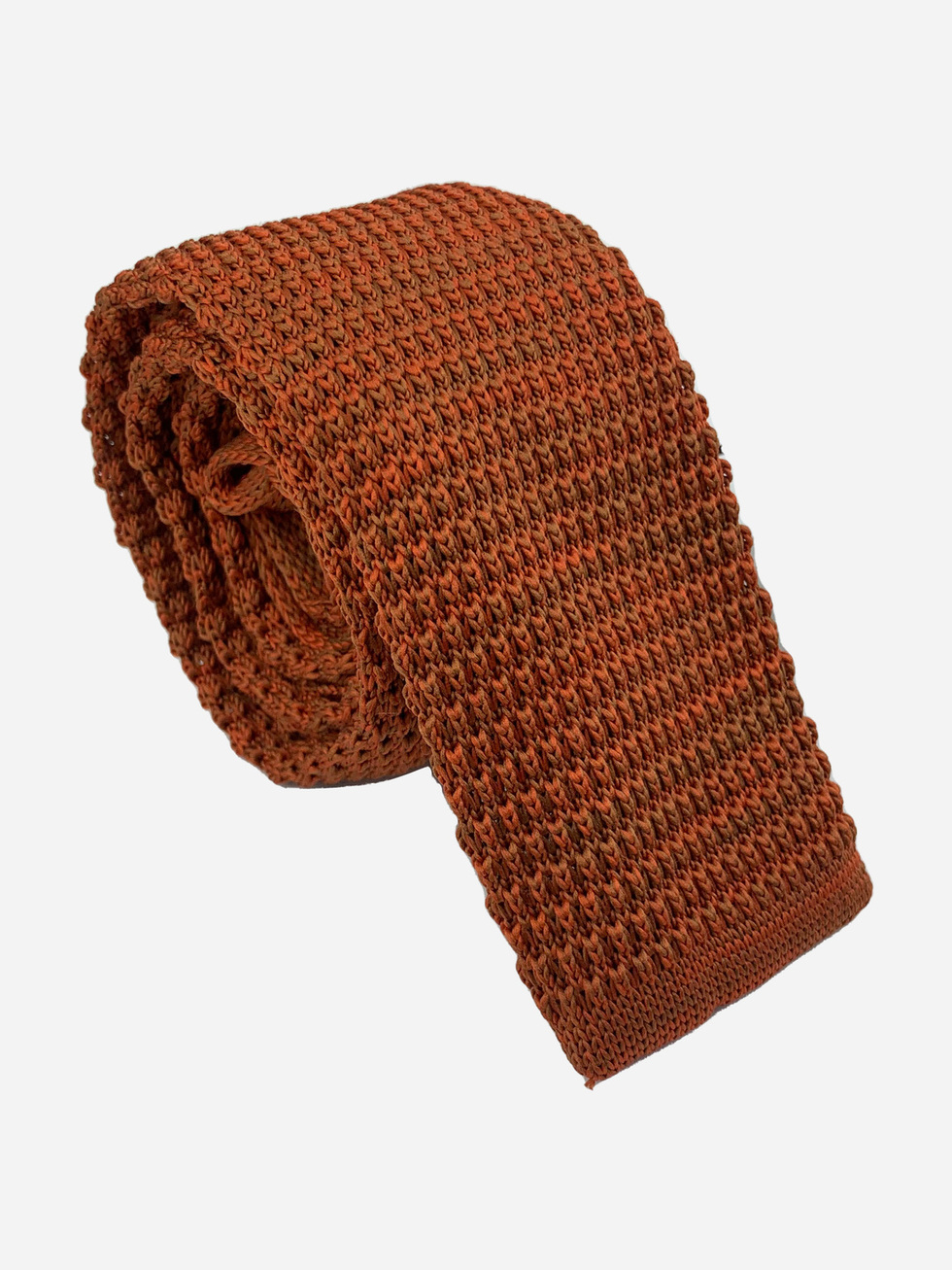 LIGHT BROWN KNIT NECKTIE