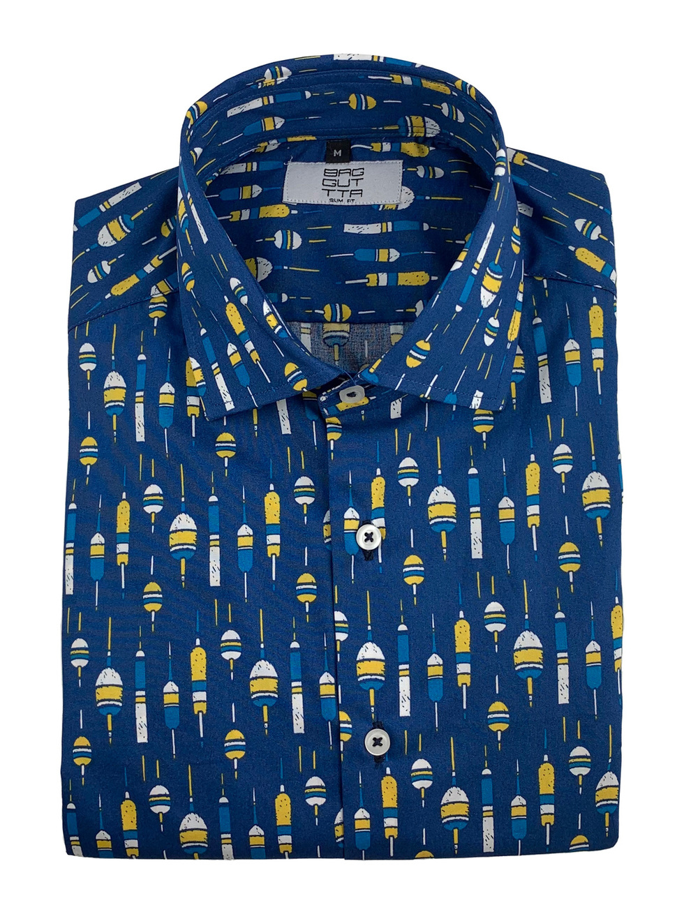 BLUE ROCKETS PRINT SHIRT