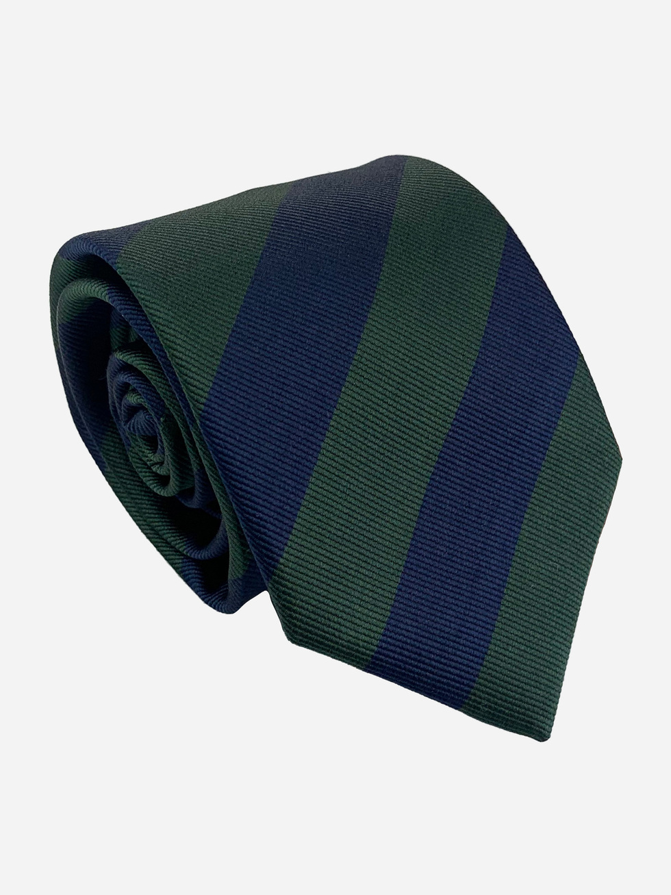 STRIPED BLUE GREEN NECKTIE