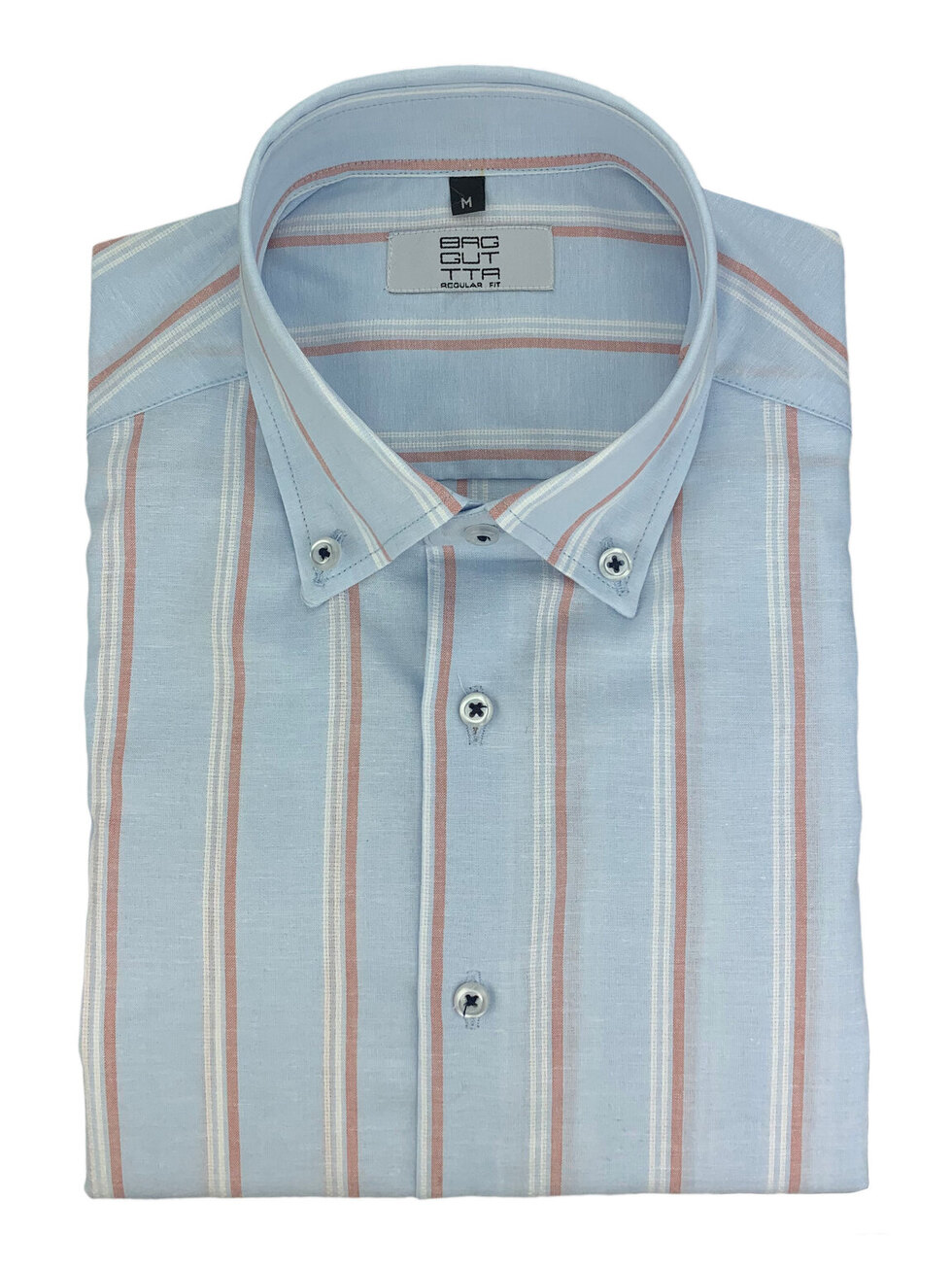 COTTON LINEN STRIPED SHIRT