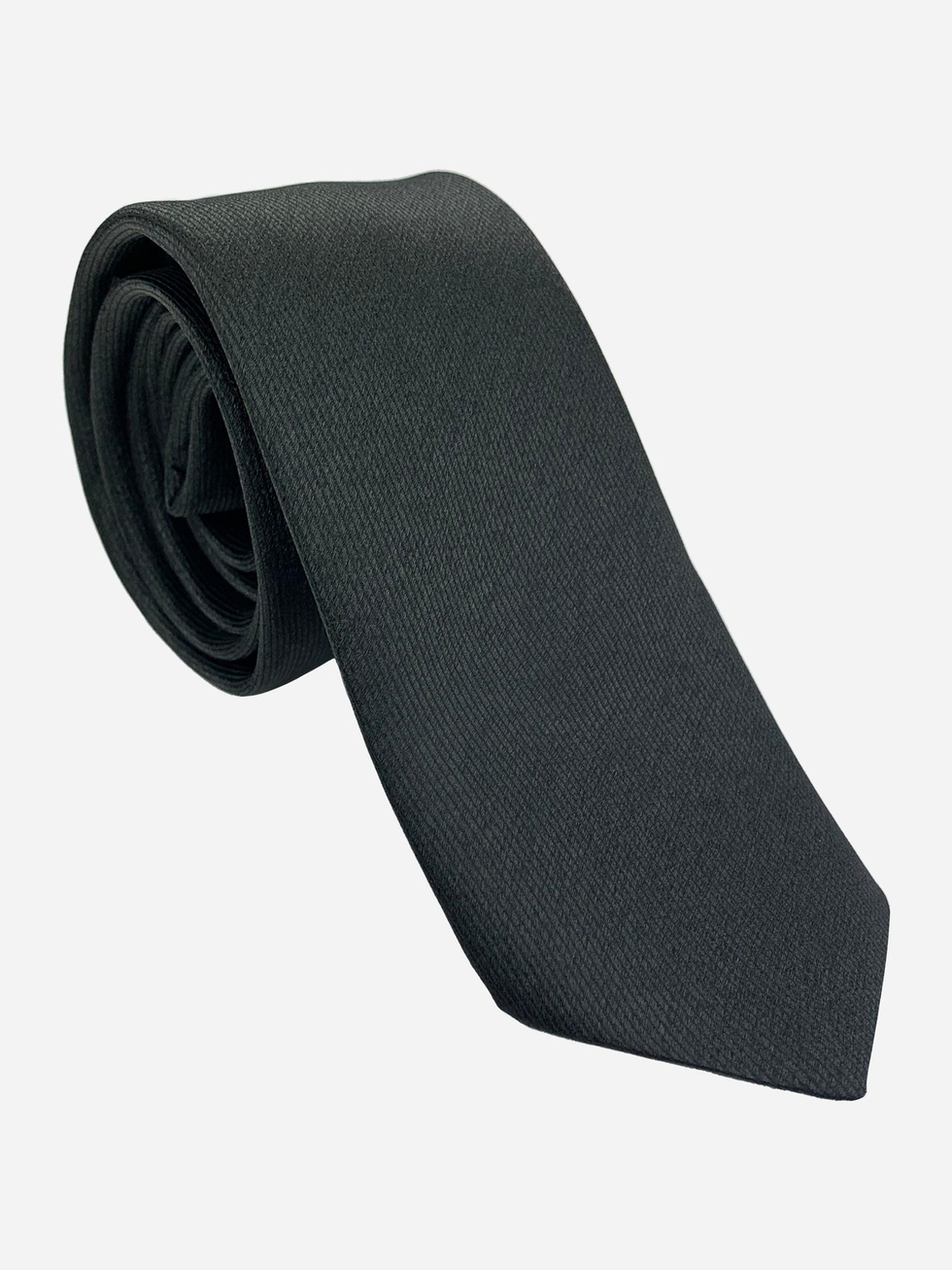 BLACK NECKTIE WITH SHINE