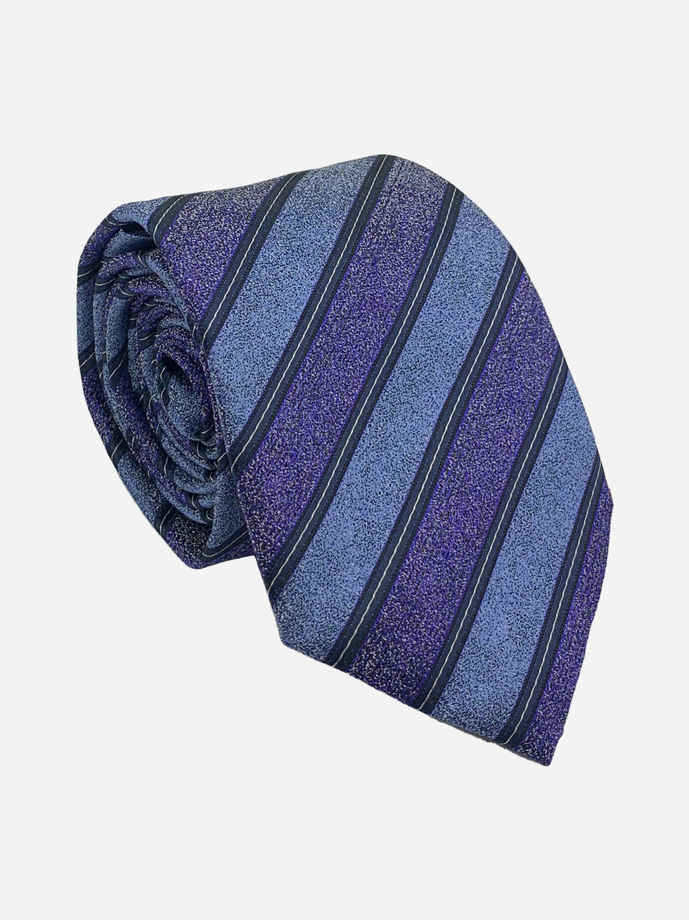 STRIPED PURPLE LILAC NECKTIE