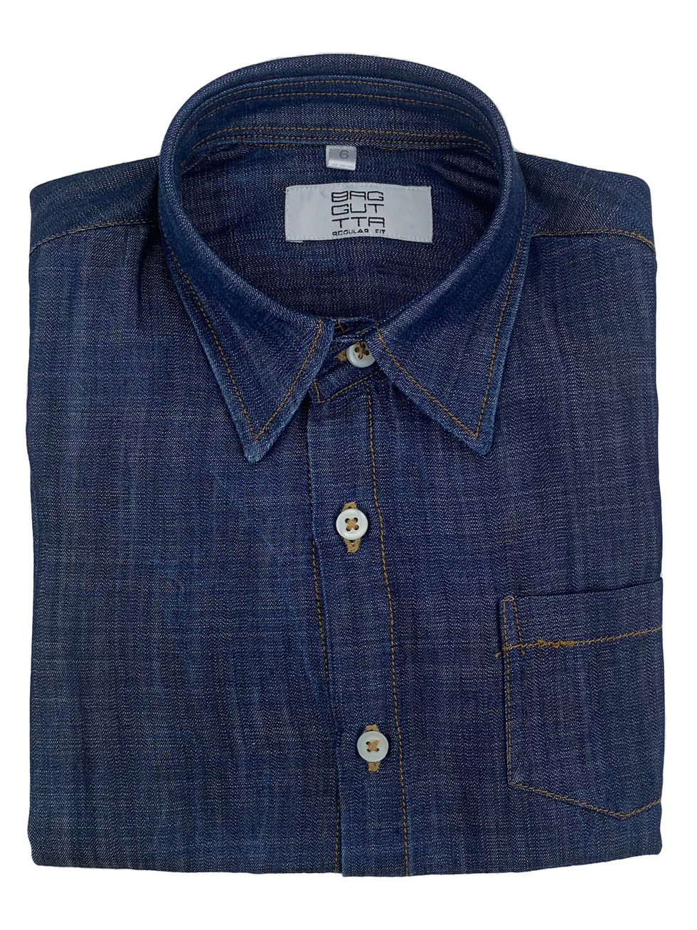 DENIM VISCOSE KIDS SHIRT