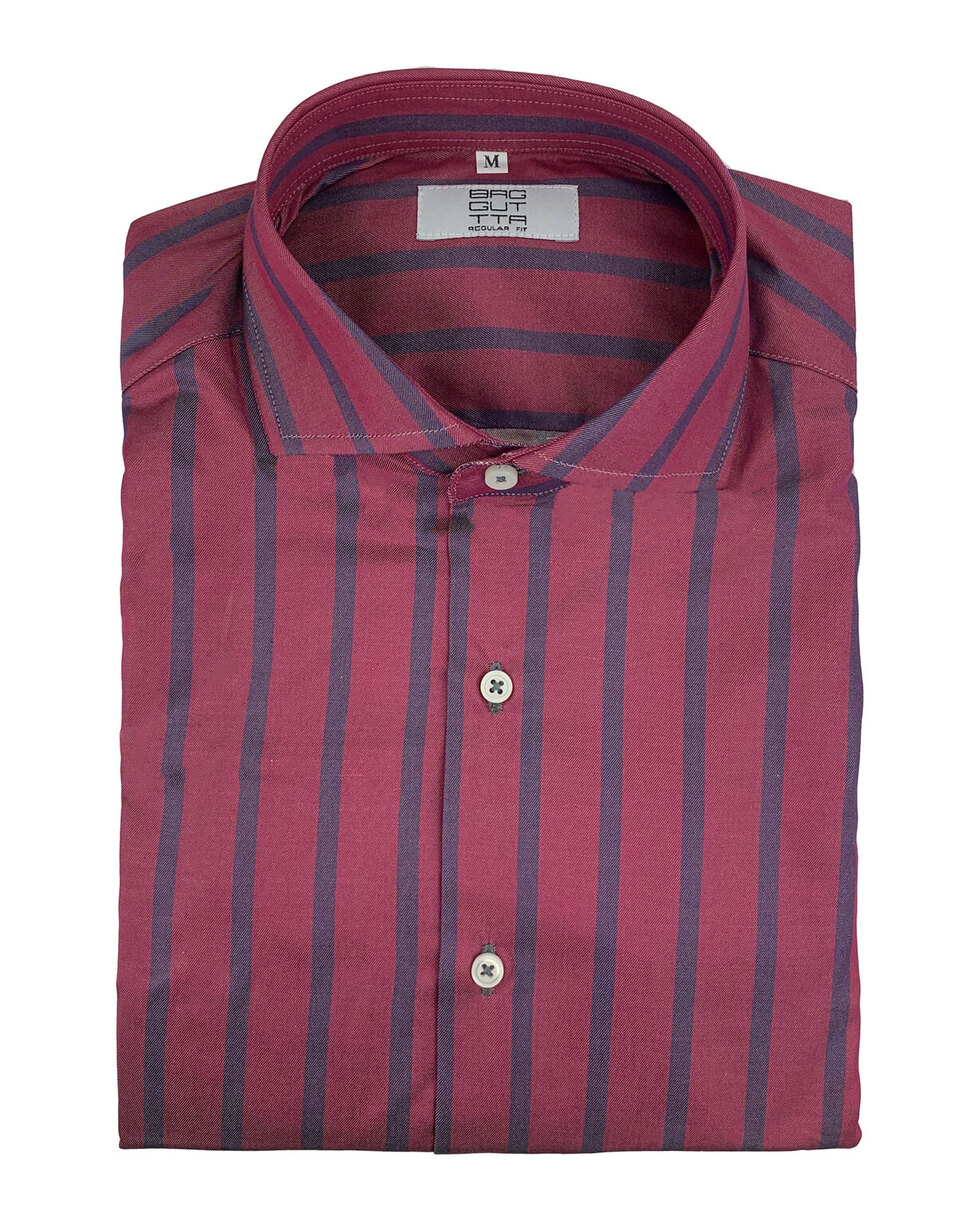 STRIPED RED BLUE SHIRT