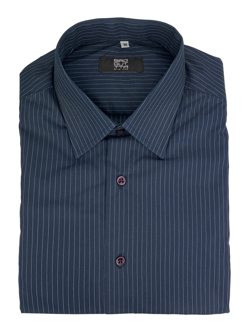 STRIPED DARK BLUE SHIRT