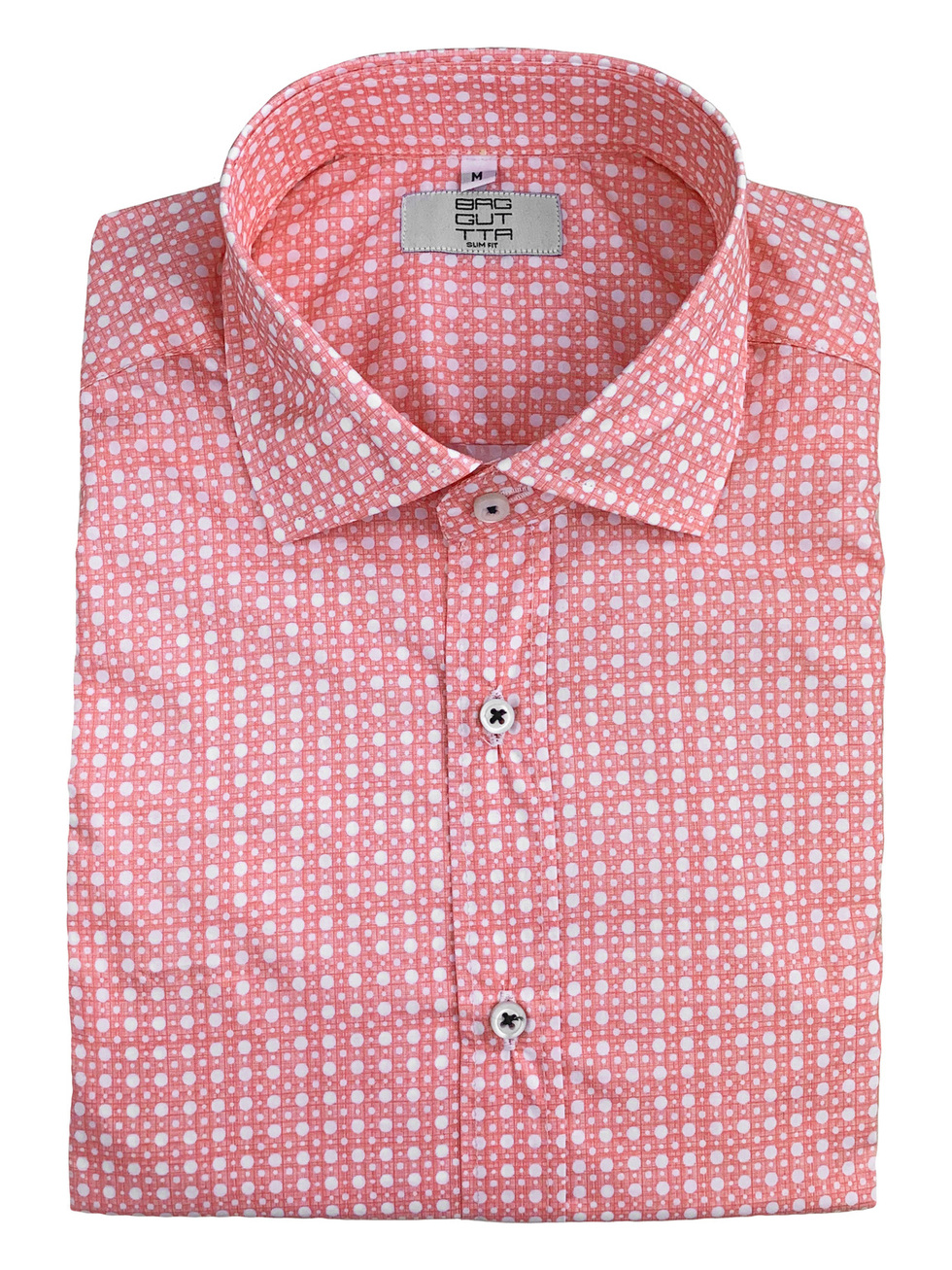 DUSTY PINK SPOTTED SHIRT